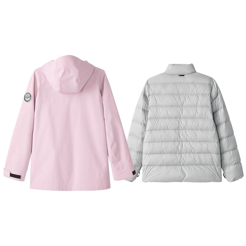 

SKECHERS Women s L424W169 3-in-1 Waterproof Fleece Jacket L