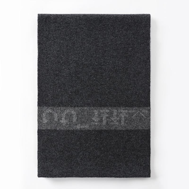 

Шарф Мужской высококачественный зимний кашемировый модный универсальный вязаный клетчатый утолщенный теплый шерстяной шарф 180cm