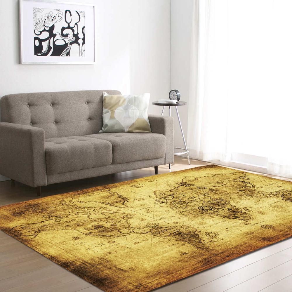 World Map Living Room Carpets Large Boys Bedroom Rug Kids Baby Play Rugs Kitchen Mat Memory Foam Home Decor Bathroom Floormat
