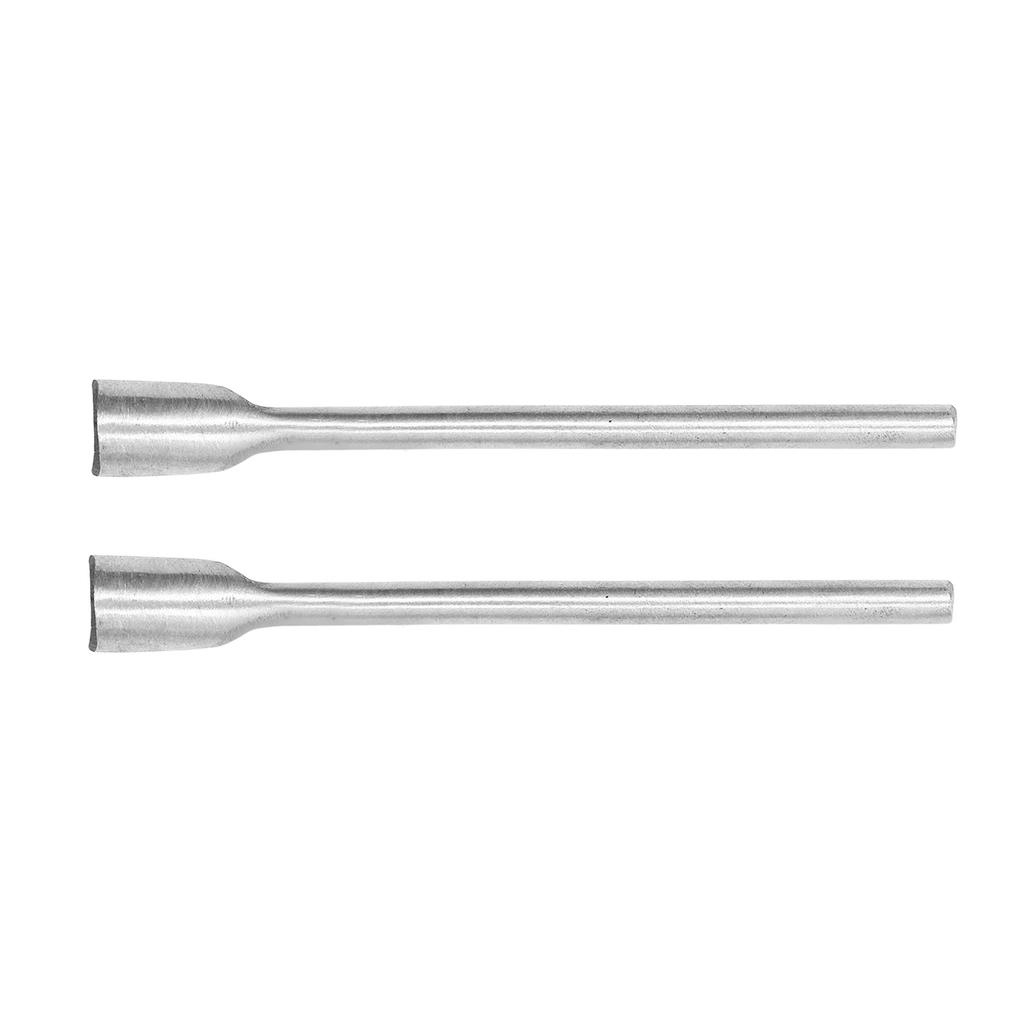 2 st Halvrund Läderskärare Verktygsstål Stans Hantverksverktyg Set Kit för Bältesrem 25 mm