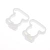 2Pcs Milking Machine Tube Triplet Air Hose Fix Clip Air Hose Plastic Clamps Pulsating Triple Tube Rubber Hose Organizing Clips
