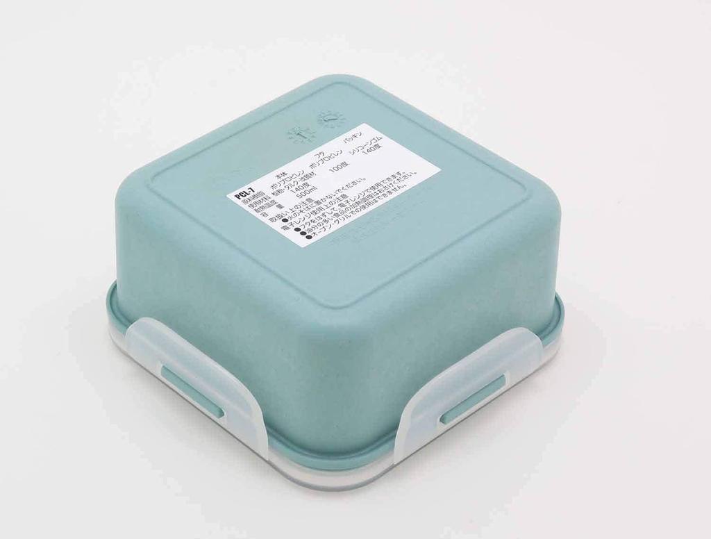 OSK Hinoki No Pla Food Container, Blue, PCL-7