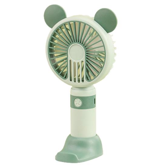 Convenient Desk Operated Long Fan 250mAh Battery Standby Time Keep Cool