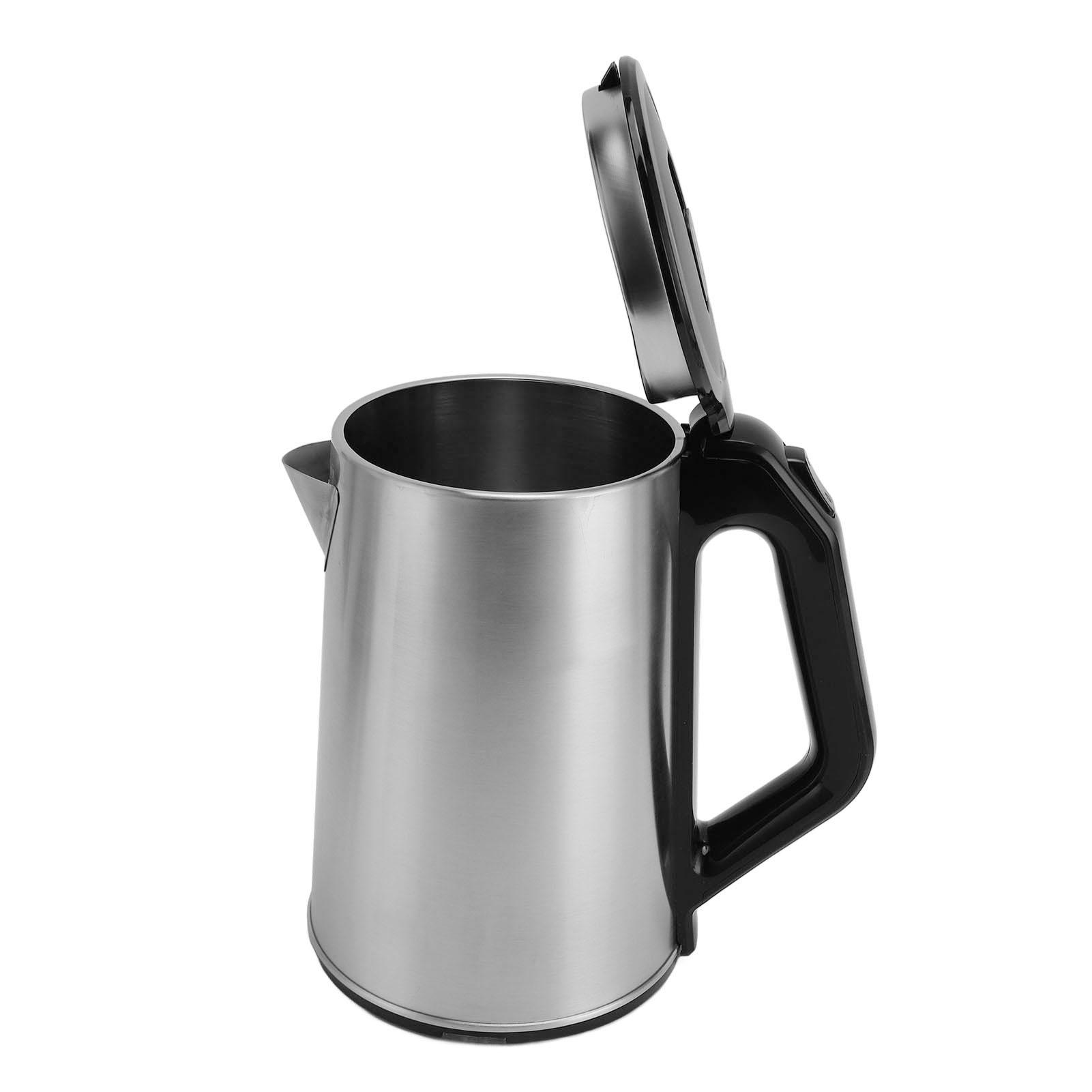 2L Electric Kettle Double Wall 1000W Automatic Power Off Stainless Steel Electric Kettle Hot Water Boiler