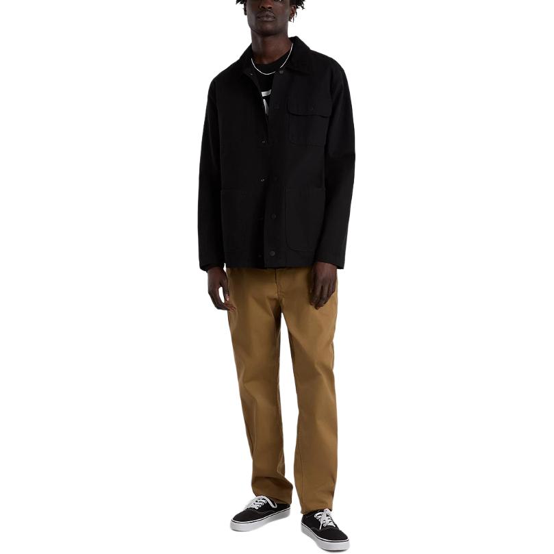 Vans Jackets Men's Black Lapel Moderate Workwear VN0A3WF1BLK