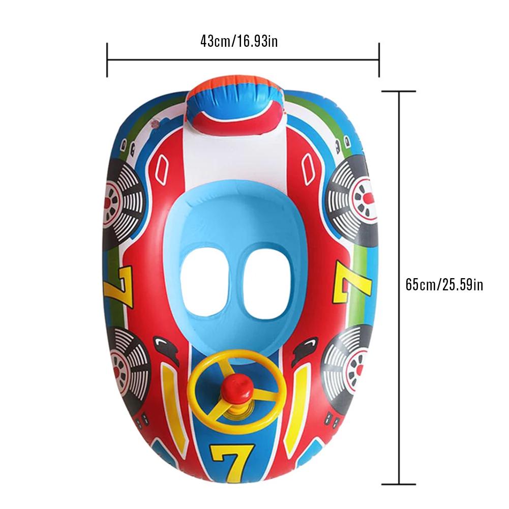 Float Swimming Ring for Kids Child Pool Toys Inflatable Pool Swimming Float Car Air Mattress Beach Party Pool Accessories