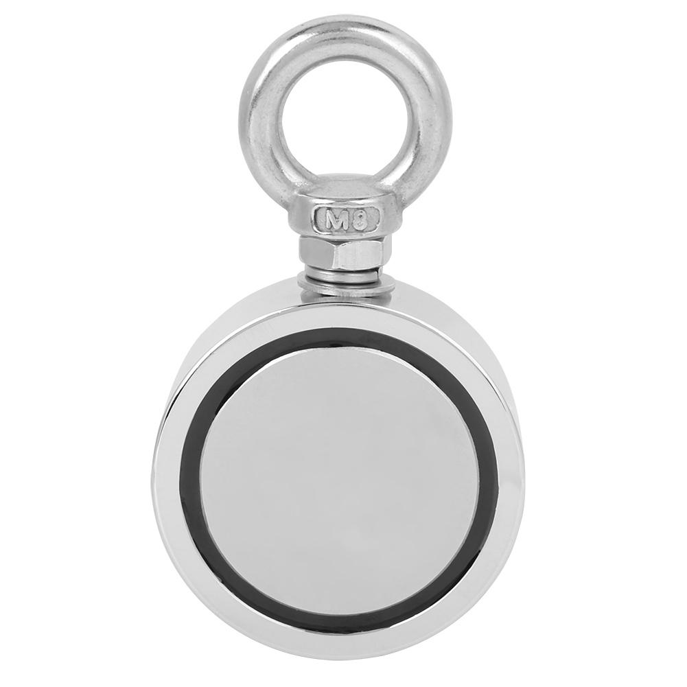 Magnetic Hook Double‑Sided Magnet River Recycling Single‑Ring N35 265LBS 20‑Meter
