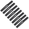 Cable Pants,Speaker Wire Pants, Speaker Pants (12mm- 2X 5.5mm, 8-Pack, Black) Dressing Up Or Protecting Your Cable Wires