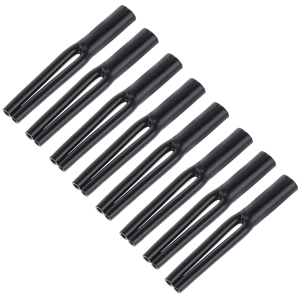 Cable Pants,Speaker Wire Pants, Speaker Pants (12mm- 2X 5.5mm, 8-Pack, Black) Dressing Up Or Protecting Your Cable Wires