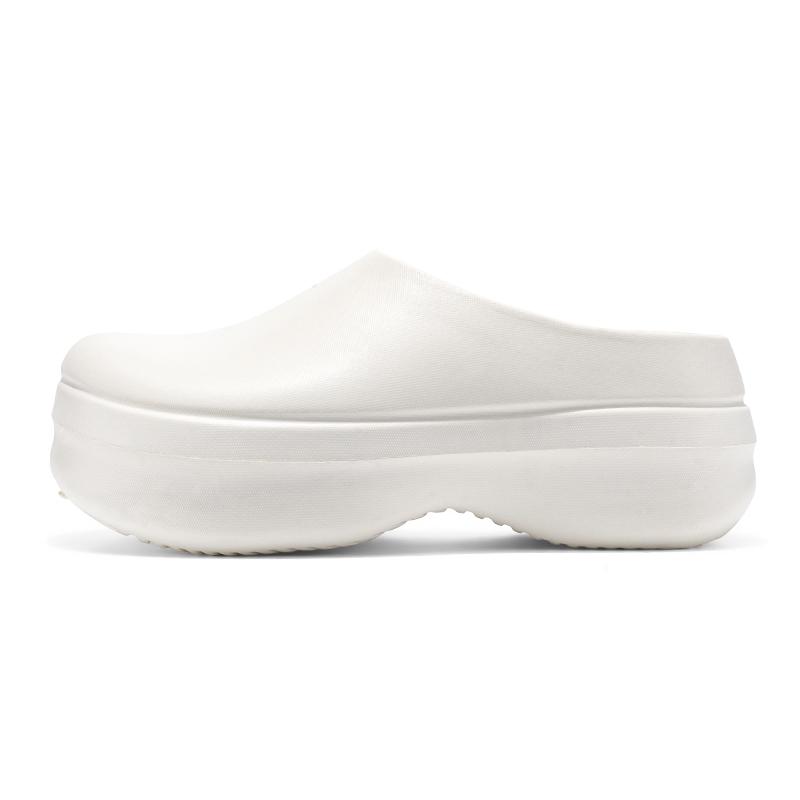 Dames Heren EVA Antislip Operatiekamer Lab Slippers Chirurgische Sandalen Schoenen Medische Slippers Artsen Verpleegkundigen Klompen Werkschoenen 40-41 white