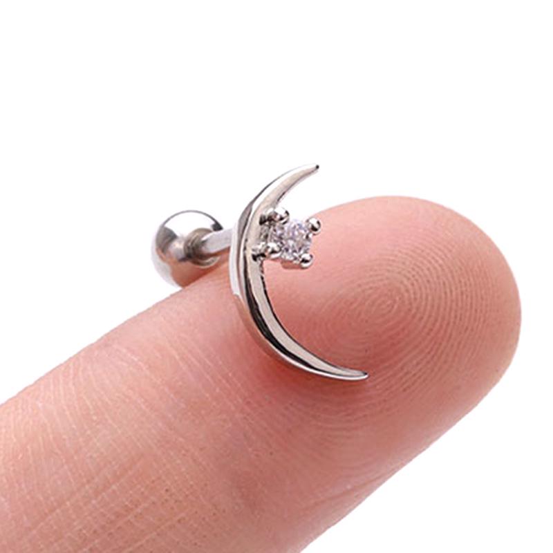 Bar Barbell Ear Cartilage Tragus Helix Studs Piercing Earrings Jewelry