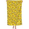 WIBUE Yellow Rubber Duck Microfiber Oversized Beach Towel, Lightweight Quick Dry Sandproof Towels 60”x30” for Swim Pool Yoga Gym Camping, Beach