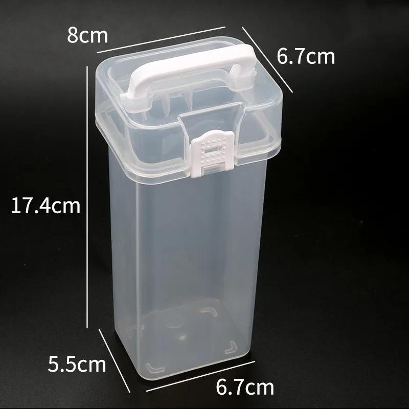 

48/60/80/120 Color Portable Markers Storage Box Art Student Watercolor Drawing Pen Storage Bucket School Stationery Supplies