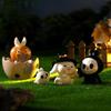 Cute Halloween Themed Mini Rabbit Resin Figurines Adorable Cartoon Durable Texture For Desktop Decor Halloween Party Favor