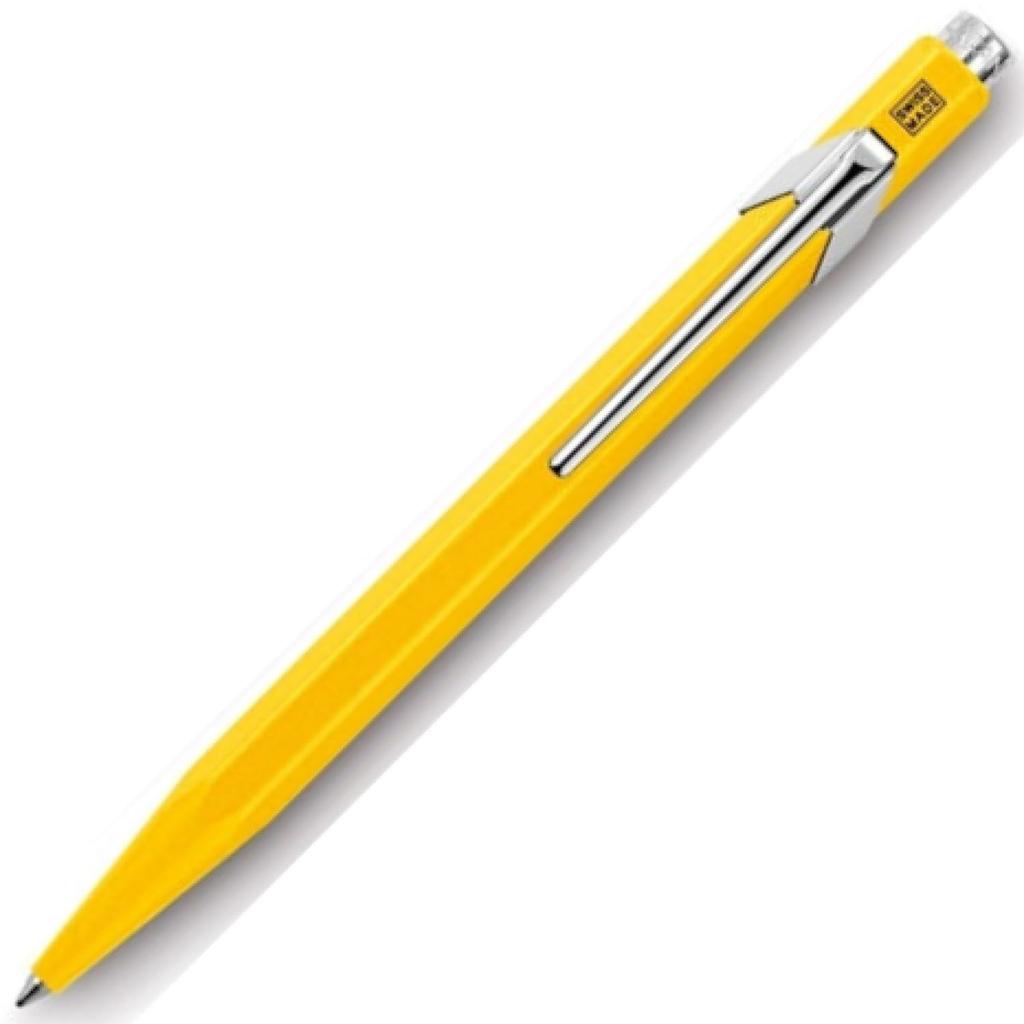 CARAN Ballpoint 849 Classic Official Import D'ACHE Pen, Oil-Based, Line, Yellow, NF0849-010,