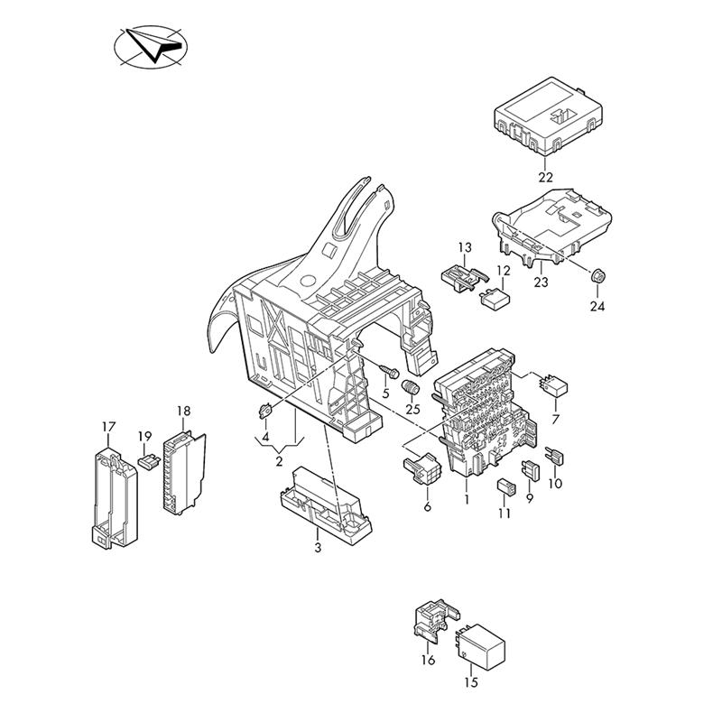 For  A3 Sportback 2017- TT/TTRS 2015- Gateway, Gateway Control Computer Module 8S0907468K,8S0907468K