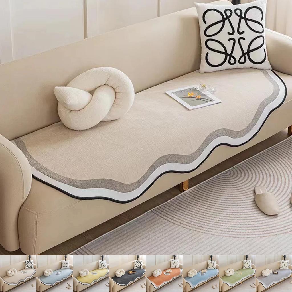 Thicken Chenille Sofa Towel European Universal Sofa Cover Non-Slip Resistant Couch Cover Sofa Towel for Living Room Decor Pad