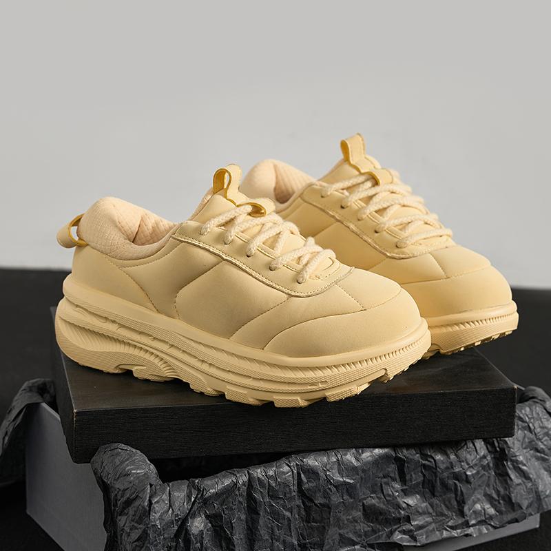 Fashion 2025 New Women's Platform Dad Shoes Candy Color Strappy Casual Shoes Heightened Bread Sports Running Shoes