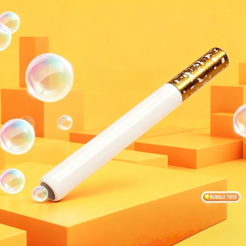 2/3Pcs Creative Cigarette Shaped Plastic Pipe Decompression Toys Bubble Cigarette Packs Cigarette Accessories Holiday Gifts