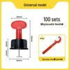 Tile Leveler and Spacing Clips for Floor and Wall Tiles