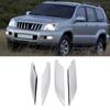 4pcs Roof Rail Rack Cover Plastic Roof Rack Rail End   Replacement for       FJ120 2002 To 2009