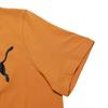 Puma Letter Logo Print American Retro Dopamine Pullover Casual Sport Crew Neck Short Sleeve T-Shirt SS24 Men Tops Orange 847666-96