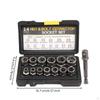 14 Pieces Bolt Extractor Socket Set Damaged with Case Roundedoff Nut Remover
