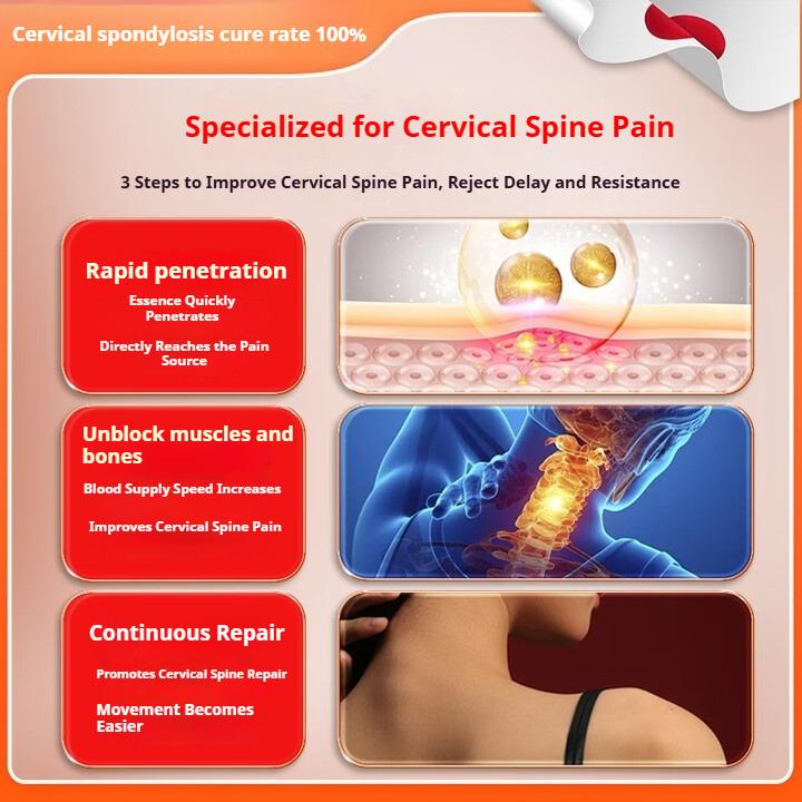 Professional Cervical Spondylosis Patch: Effective Relief for Nerve Pain, Stiff Neck & Soreness. Warming Therapy, Unblocks Meridians.