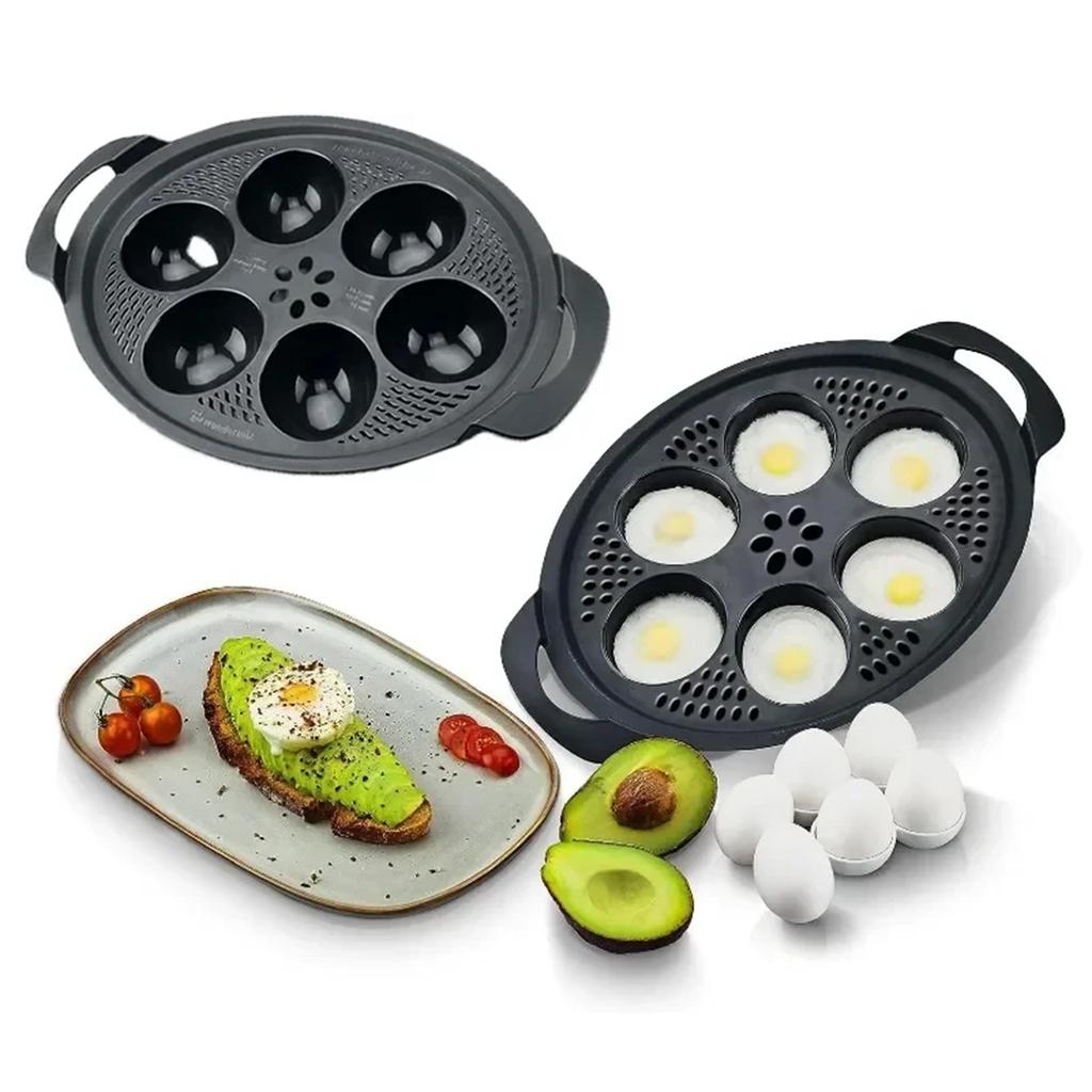 Innovative 6 In 1 Steamer Cooking Mold Pizza Eggs Basket for Thermomix TM5 TM6 Pastry Steam Reusable Cooking Accessories