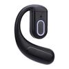 Bluetooth 5.4 Earpiece Noise Cancelling Mic 180mAh Battery Single Ear Headset with Ear Hook for Music Black