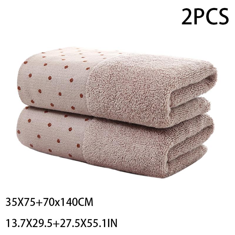 Household Pure Cotton Towel Quick Drying Super Soft Super Absorbent Thickened Adult Absorbent Bath Towel Couple's Large Towels