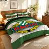Sk Rapid Wien Pattern Bedding Uilt Set Uilt Cover Pillowcase Home Decoration Birthday Gift (1 * Duvet Cover + 2 * Pillowcase Without Core)