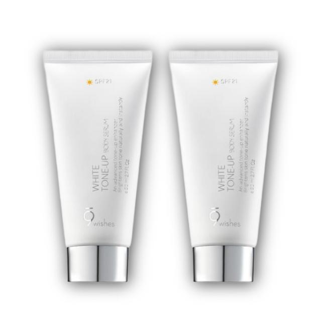 Nine Wishes White Tone‑Up Body Serum 80mL (3 Options)