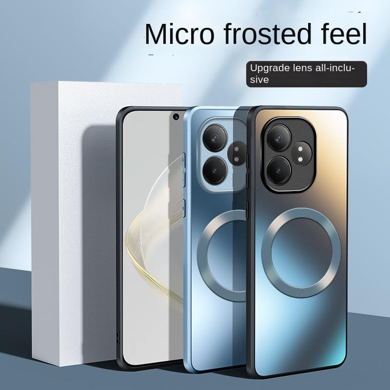Für OPPO Realme GT 6 6T Hülle Hart Matt Magnetisch Kabelloses Laden MagSafe Schutz-Rückseite Für Realme GT Neo 6Se GT6 Schale