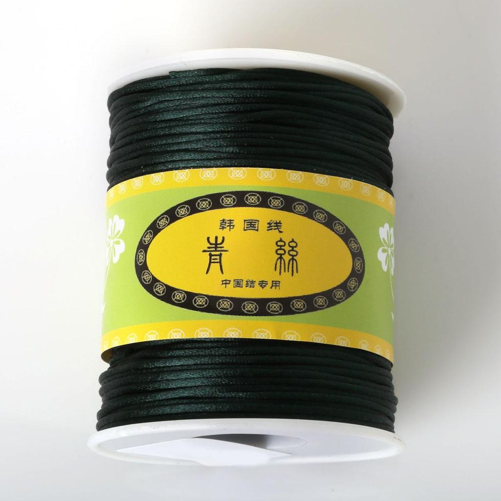 70Meter Korean Silk Cord Thread Knot China Bow Beading Bracelet Braided DIY Jewelry