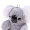 Chaveiros de pelúcia de urso coala cinza de 8 cm, brinquedos de pelúcia para presente
