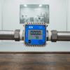 Plastic External Thread K24 Turbine Flow Meter High Precision Flowmeter  Urea Measuring