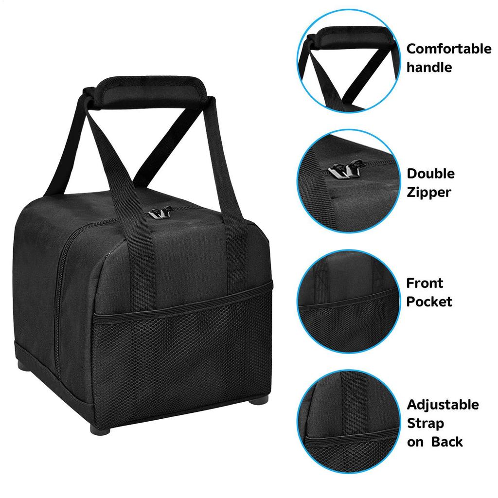 Portable Bowling Ball Tote Oxford Cloth Bowling Bag With Padded Ball Holder Durable and Stylish Packs Bowling Accessorie