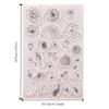 1pc DIY Flowers Floral Transparent Rubber Clear Stamp Scrapbook Photo Album DIY Card Making Clear Stamps