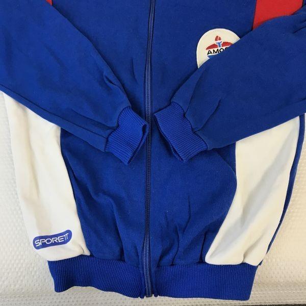 Sieger ’84 AMOCO Track Jacket Jersey 80s Vintage Men’s XS-S Tricolore Blue Red White(USED)