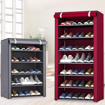 Multi-layer Dustproof Shoe Cabinet and Organizer for Home, Dormitory, or Hallway