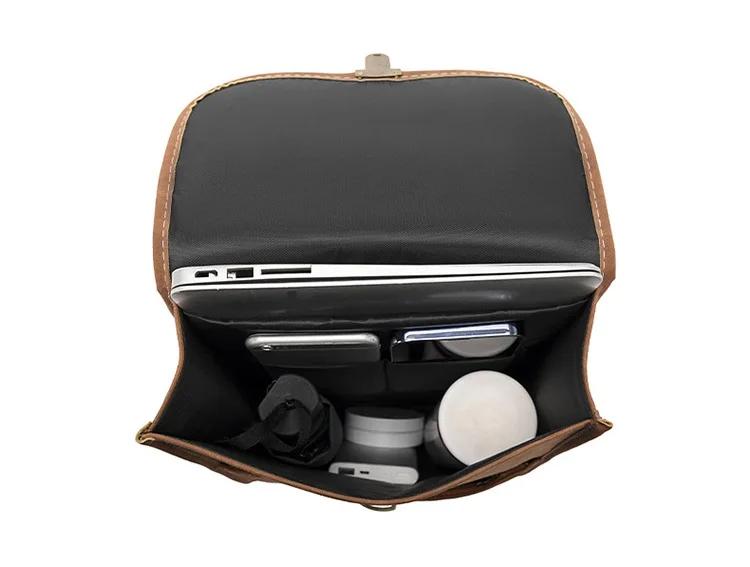 Commuting Women Backpack Matte Leather Female Shoulder Bag Vintage Student Schoolbags Travel Daypack Girls Book Computer Bag