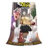 New Arrival Invasion Rabbits Anime Funny Blanket Lightweight Thin Coral Fleece Plush  Relax Throw Blankets Machine Washable