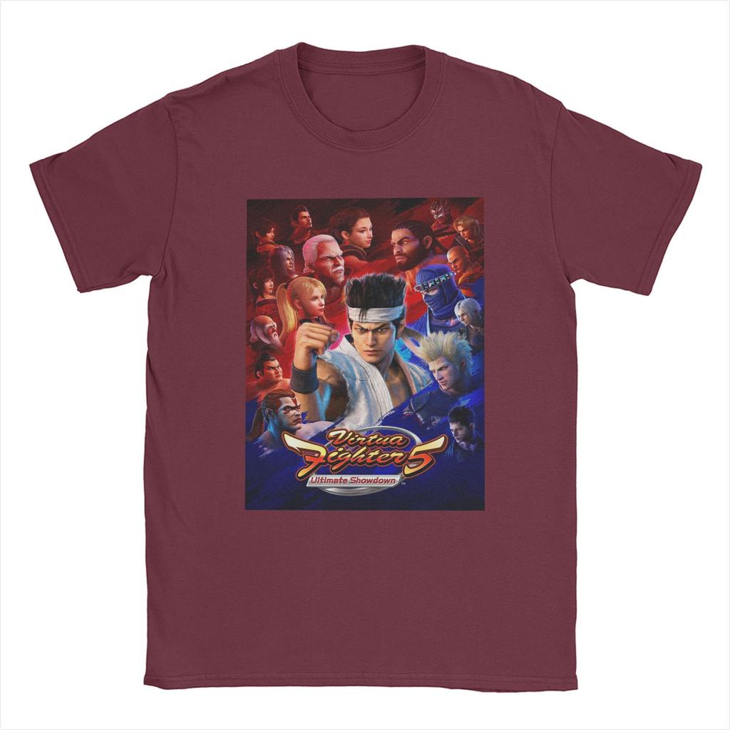 Virtua Fighter 5 Ultimate Showdown T-Shirt Men Fighting Game Novelty Cotton Tees Crewneck Short Sleeve T Shirts Printing Tops