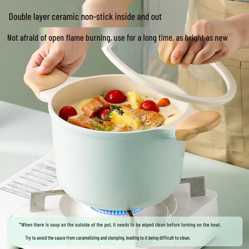 COOKER KING 22cm Ceramic Non-stick Soup Pot