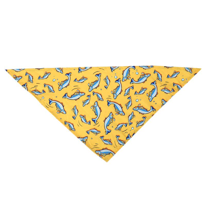 Festival Printed Pet Triangular Bandana Dog Cat Saliva Bib