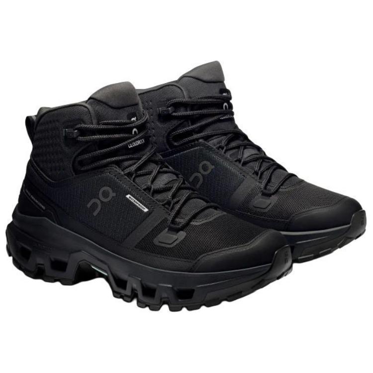 ON Cloudrock Waterproof Triple Black Men Sneakers 3MF10161043