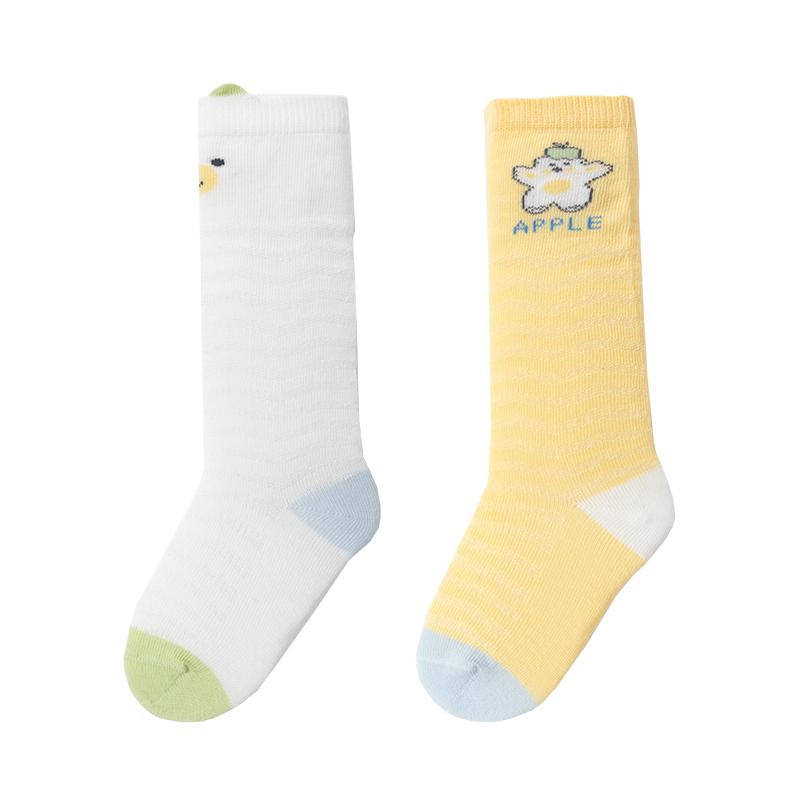 

Balabala Детские носки Унисекс Летние Новые Сетчатые Детские Носки для Мальчиков и Девочек Милые Длиной до середины икры Защищающие от холода Упаковка из двух пар 5-6 (120cm)