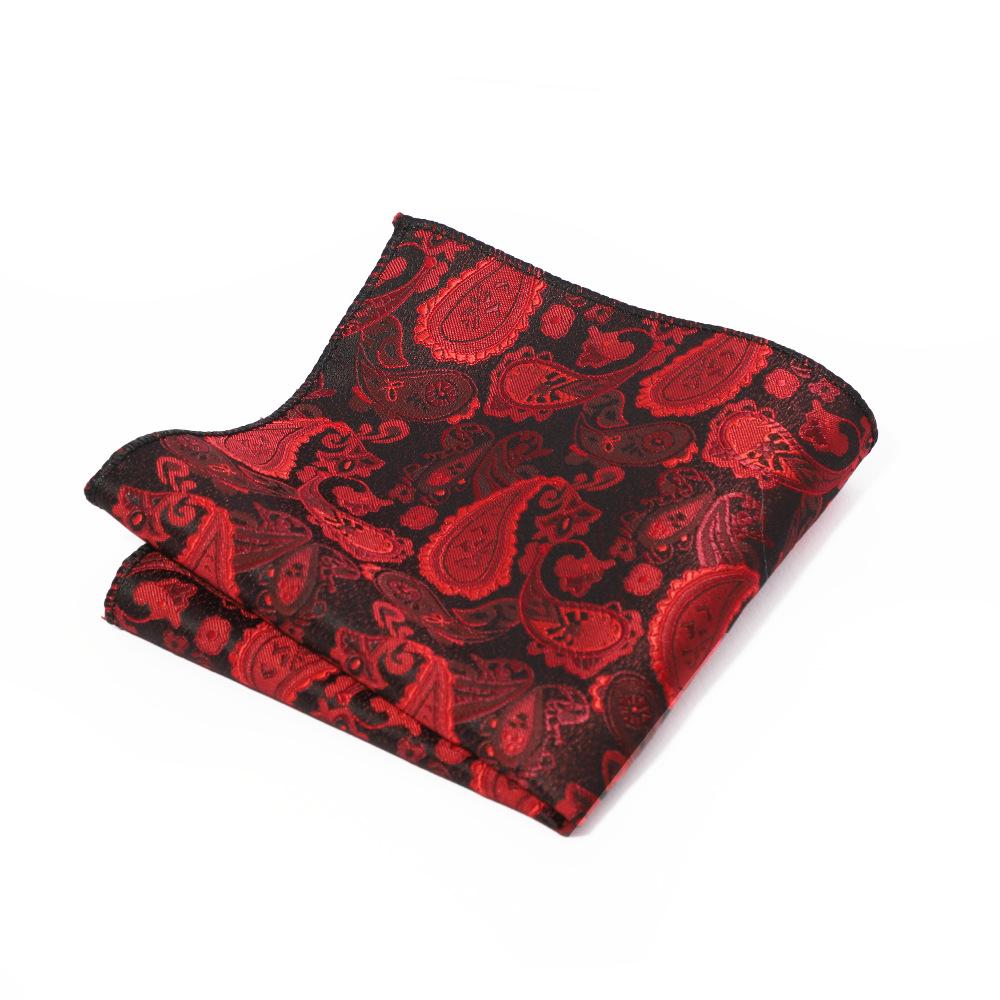 Herrficka i paisley-mönstrat polyester för affärs- eller fritidskostymer