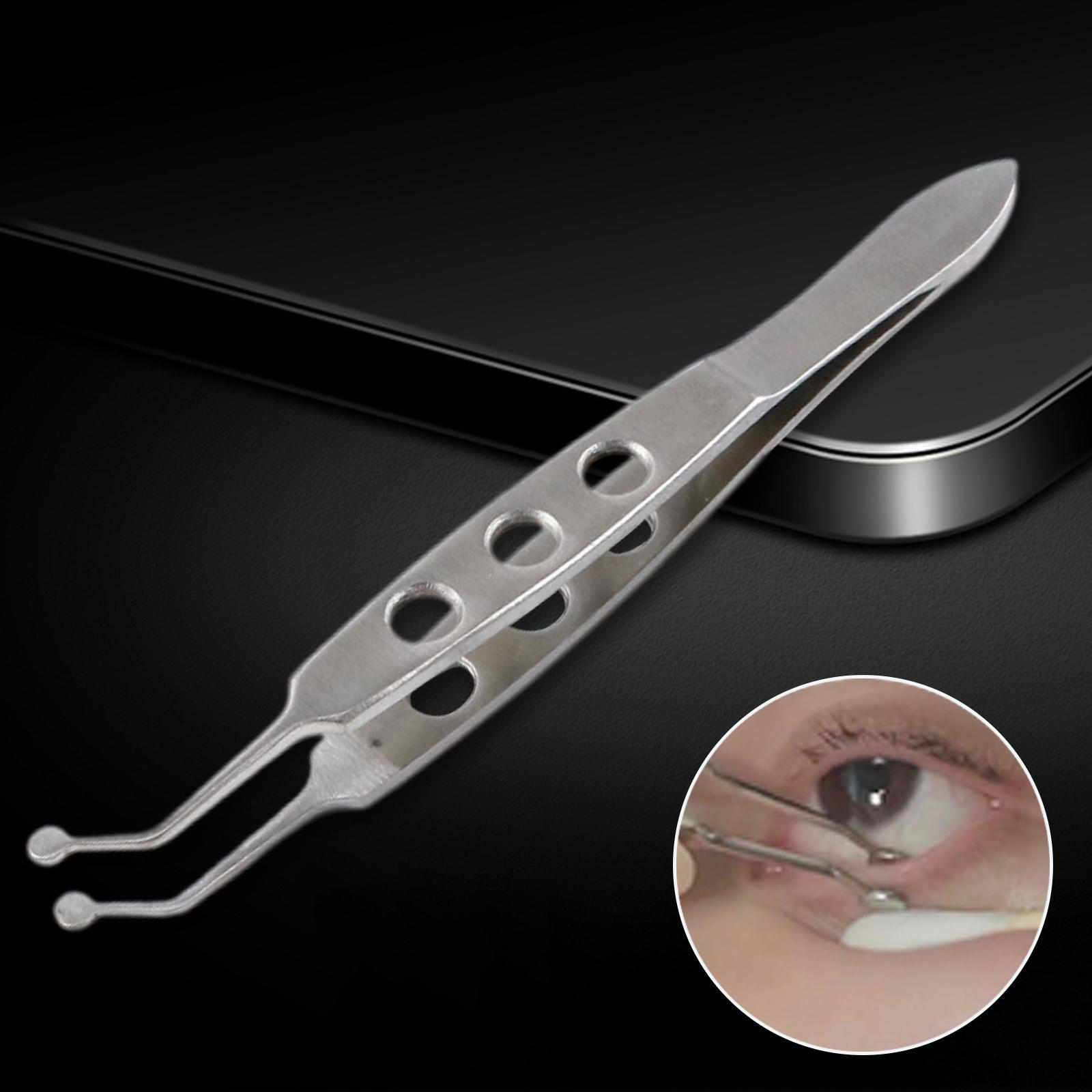 

Мейбомианская железа, офтальмологический высокоточный зажим для пальпебрального массажа Small Round Head